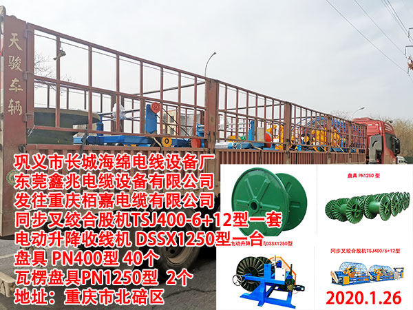 同步叉绞合股机TSJ400/6+12型