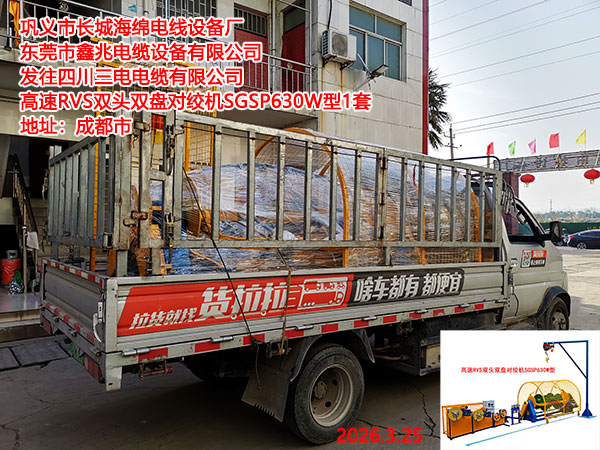 高速RVS型双盘绞线机GSP630ZTDW型